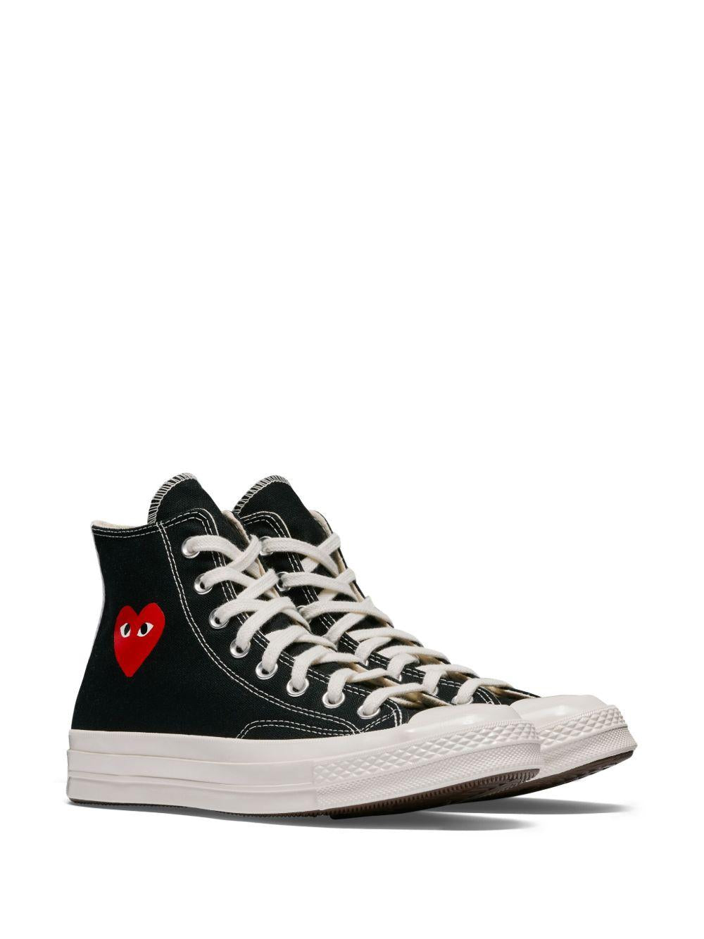 Sneakers Small Red Heart All Star '70 AZK129001 1 BLACK COMME DES GARCONS PLAY X CONVERSE 