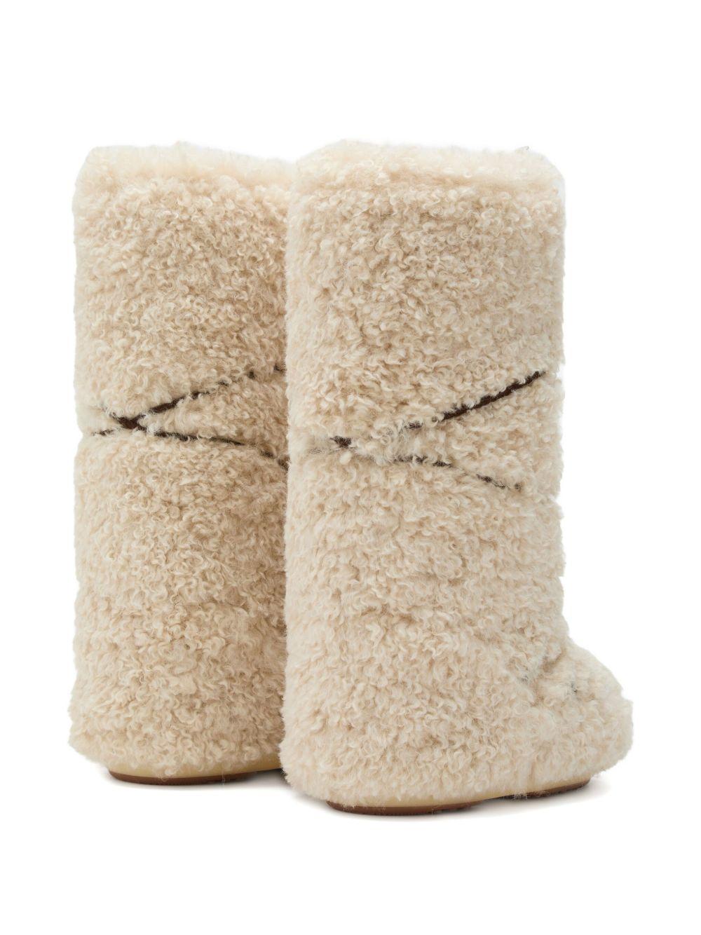 Icon Curly Extra Écru Boots 80D1403070 L007 ECRU MOON BOOT 