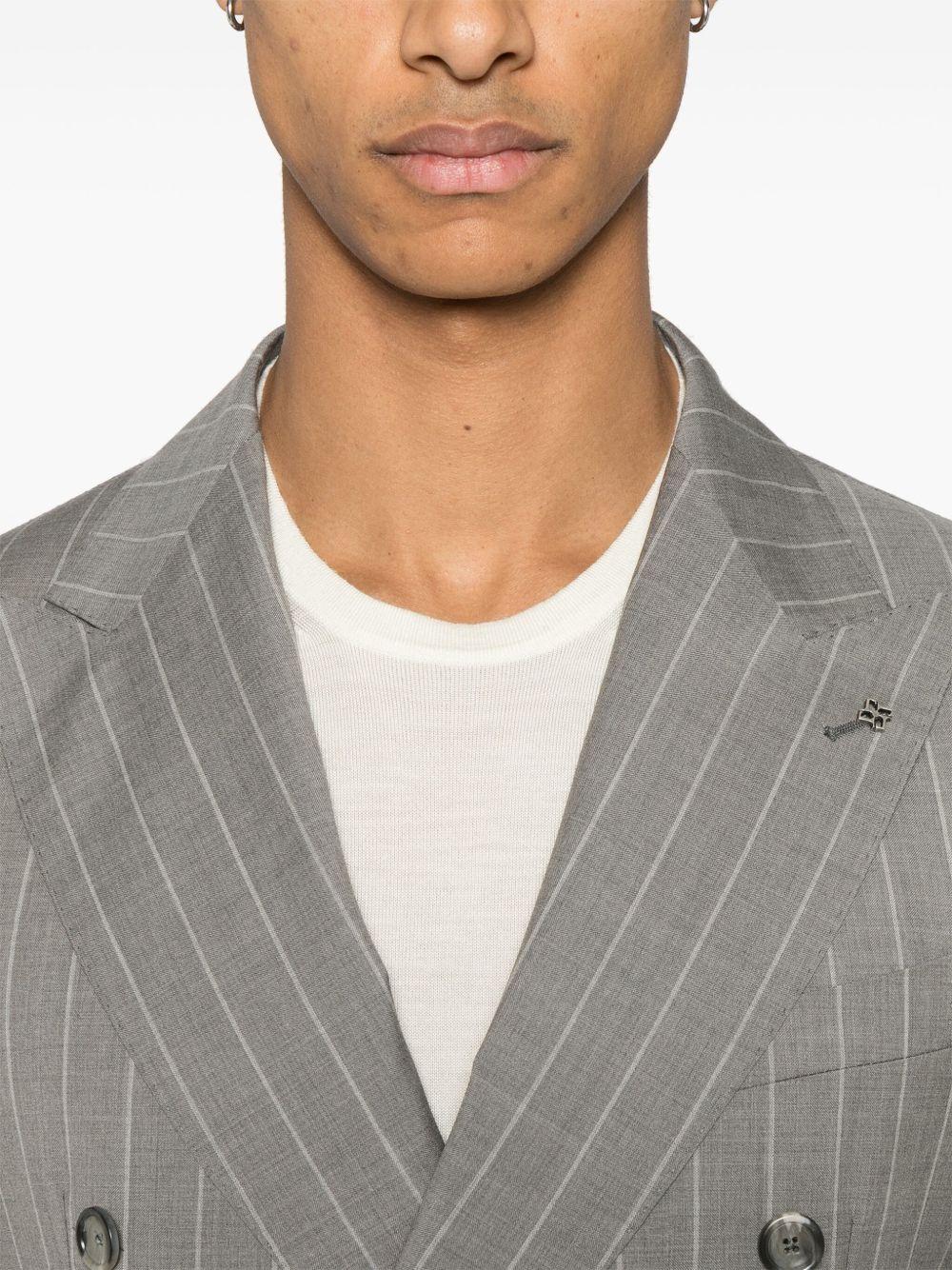 Abito doppiopetto gessato 2SVS20B11PE150009R25E211 G1209 TAGLIATORE 