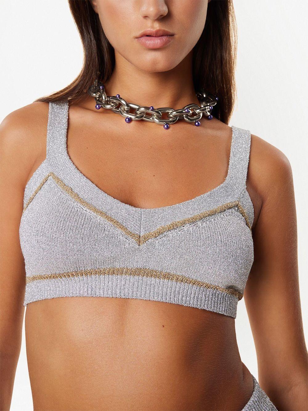  23SMTO488ML0212 M724 GOLD SILVER RABANNE 