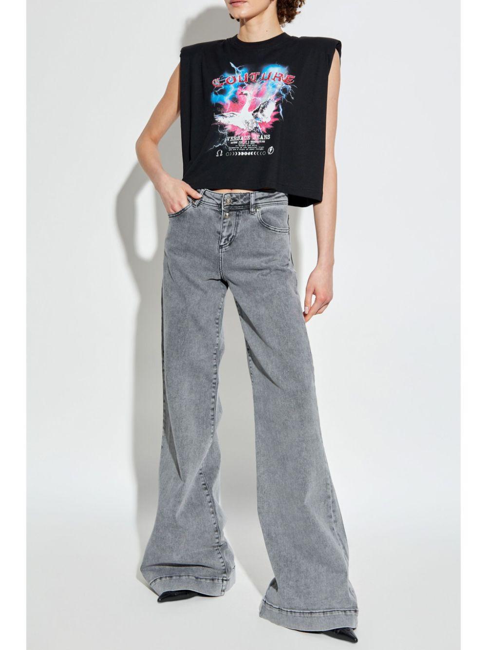  77HAHL05CJ01L 899 BLACK VERSACE JEANS COUTURE 