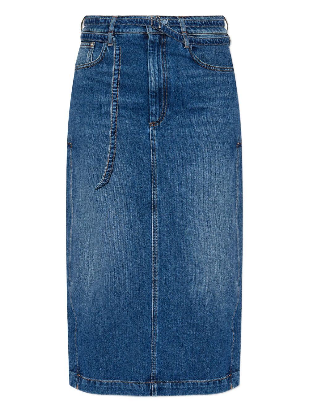 Gonna in denim BIBLIOSMM10633 005 MEDIO VINTAGE SPORTMAX 