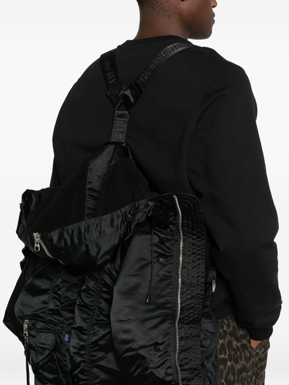 Piumino N-2B 148133UVNEW 03 BLACK ALPHA INDUSTRIES 