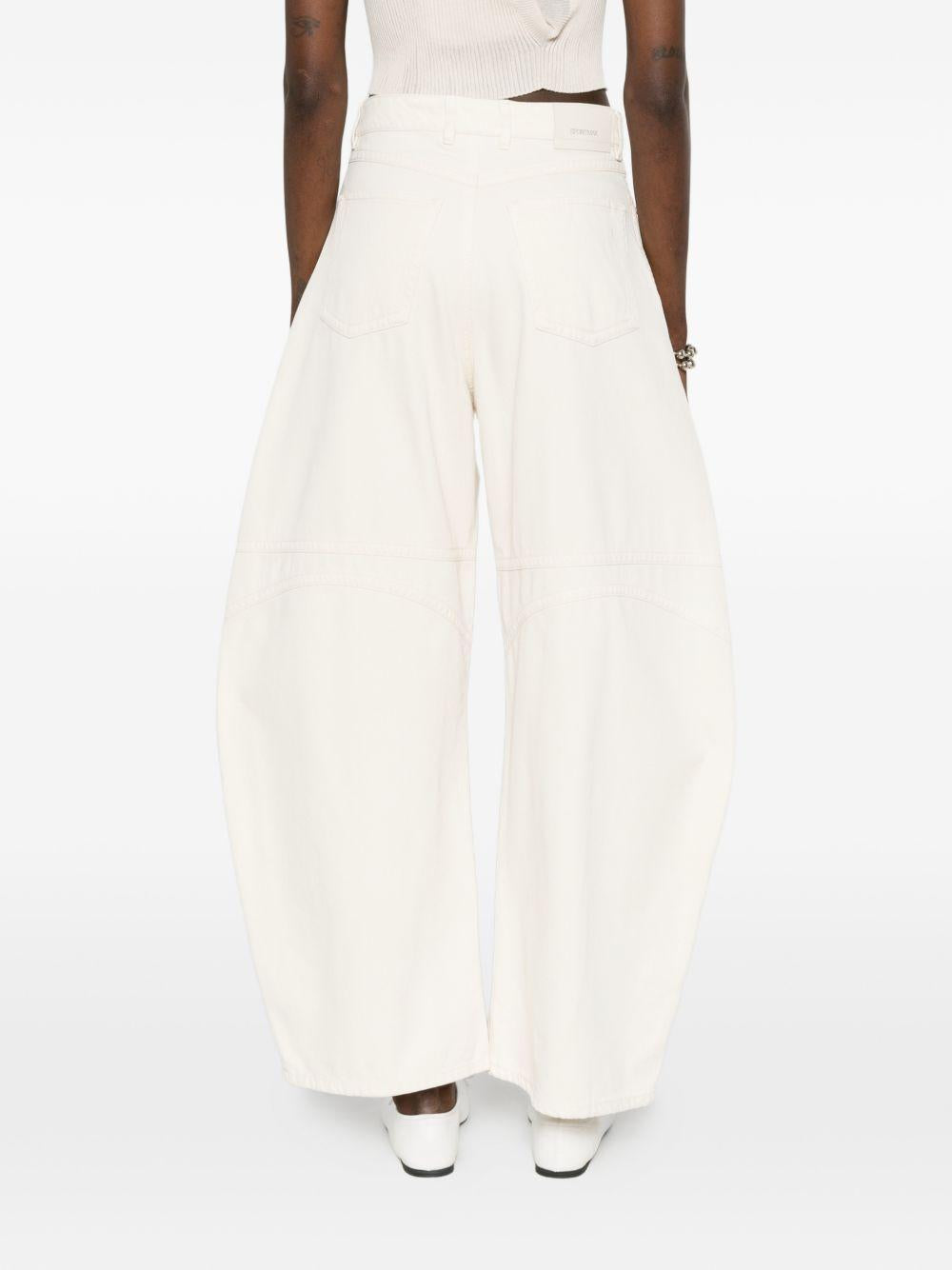 Jeans In Bull Puro Cotone SPXFASHION 001 ECRU SPORTMAX 