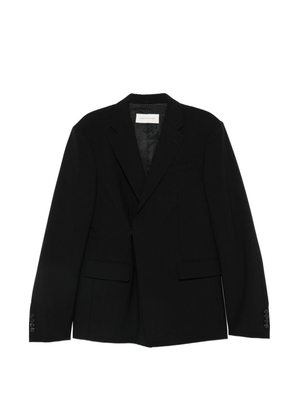 Fitted Suit BOYLEN3055 900 BLACK DRIES VAN NOTEN 