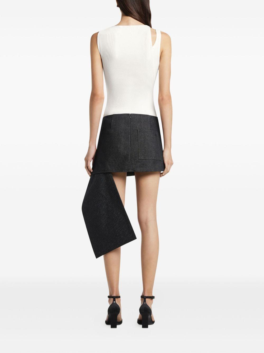 Oblique 90's Rib Top 425JDE146JS0194 0001 HERITAGE WHITE COURREGES 