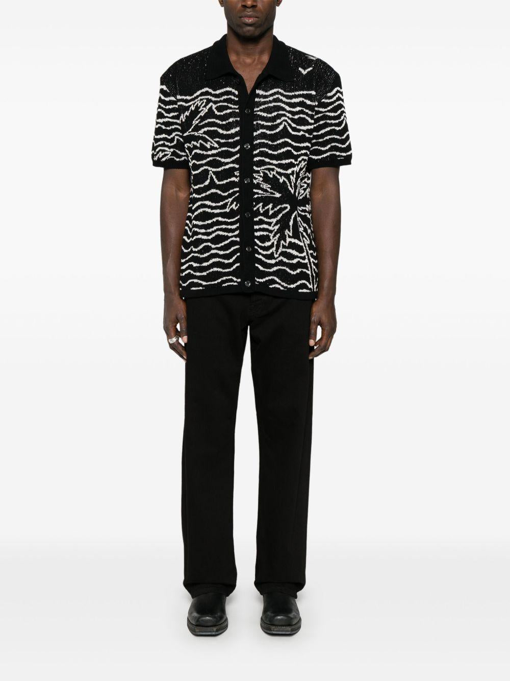 Dess straight-leg jeans 5118 707 BLACK RINSE SUNFLOWER 