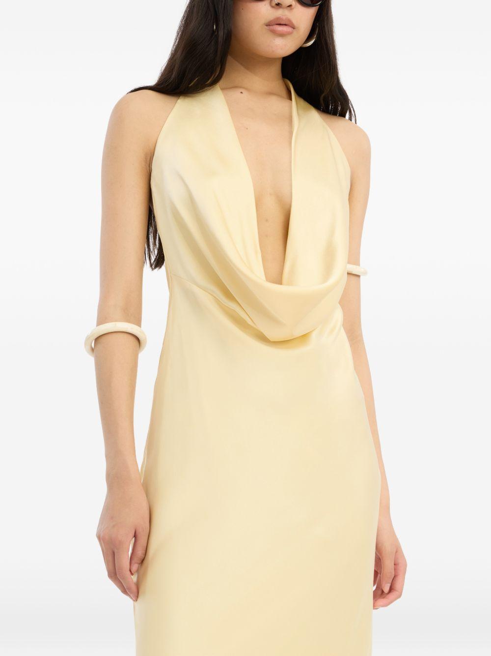 Chiffon Halter Dress 1155501366 1366 ITALIAN STRAW ROTATE 