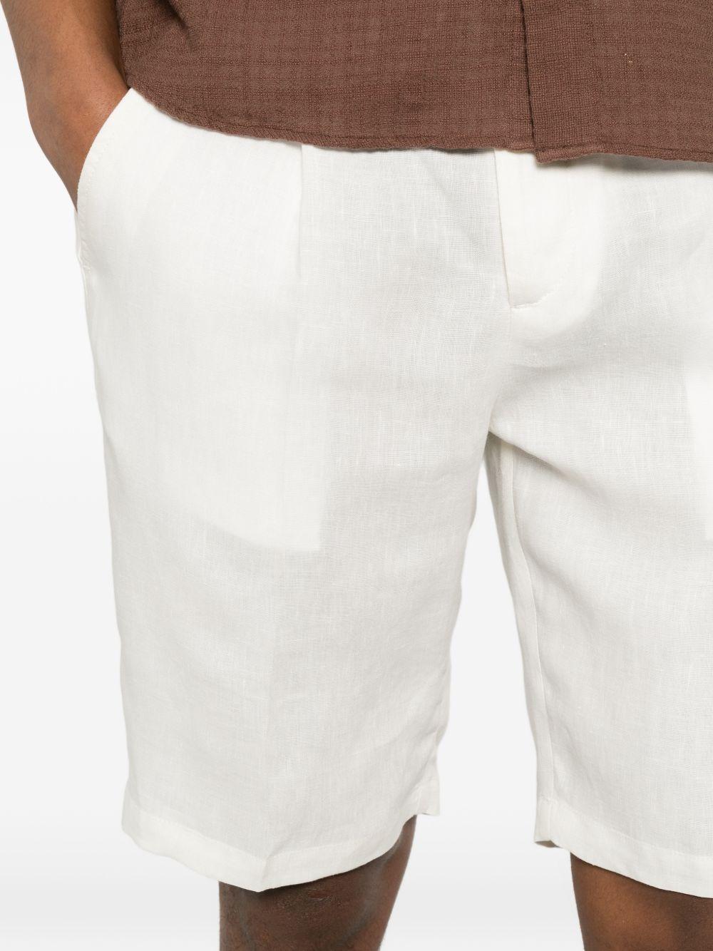 Chino corti con pieghe OLBIAS300117 00150 BIANCO BRIGLIA 1949 