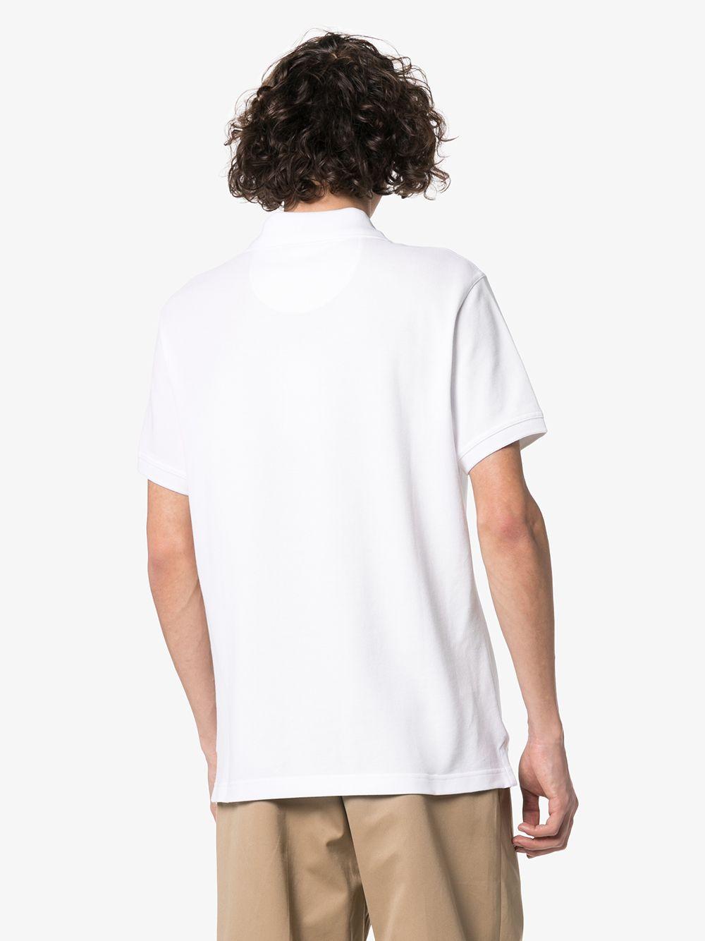 Polo in cotone MML0012 WH11 WHITE BARBOUR 