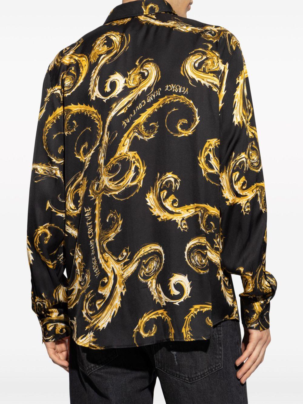  77GAL2R0NS508 G89 BLACK GOLD VERSACE JEANS COUTURE 