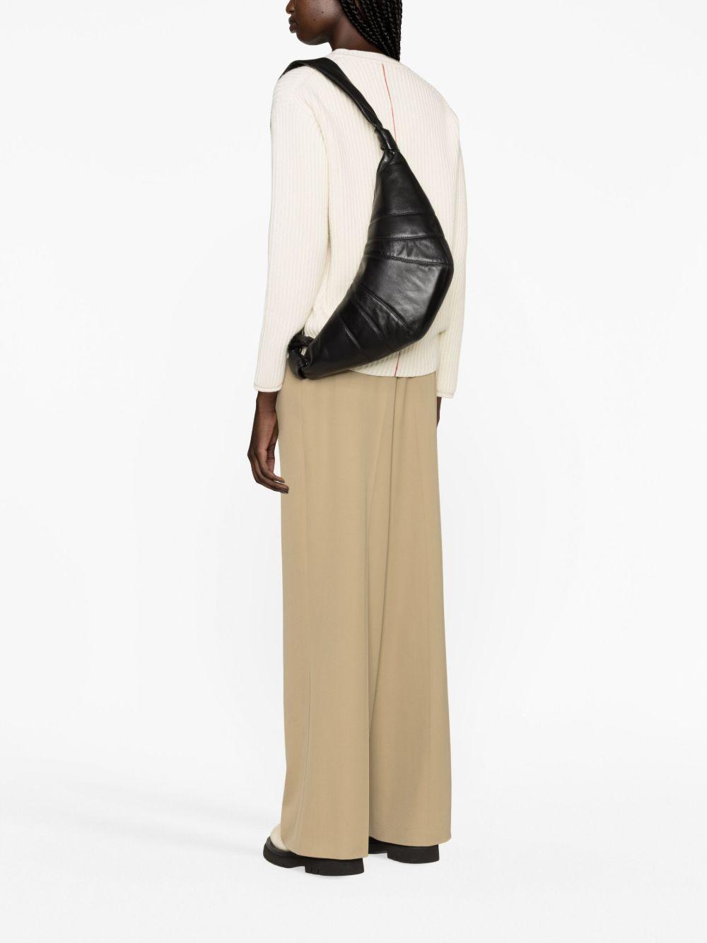 Medium Croissant Bag - Black Nappa Leather BG0001LL095 BK999 BLACK LEMAIRE 