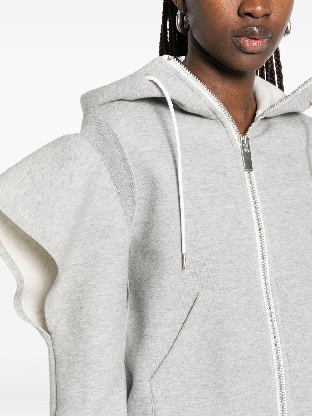 Felpa con cappuccio 'Sponge' 2608346 376 LIGHT GRAY SACAI 