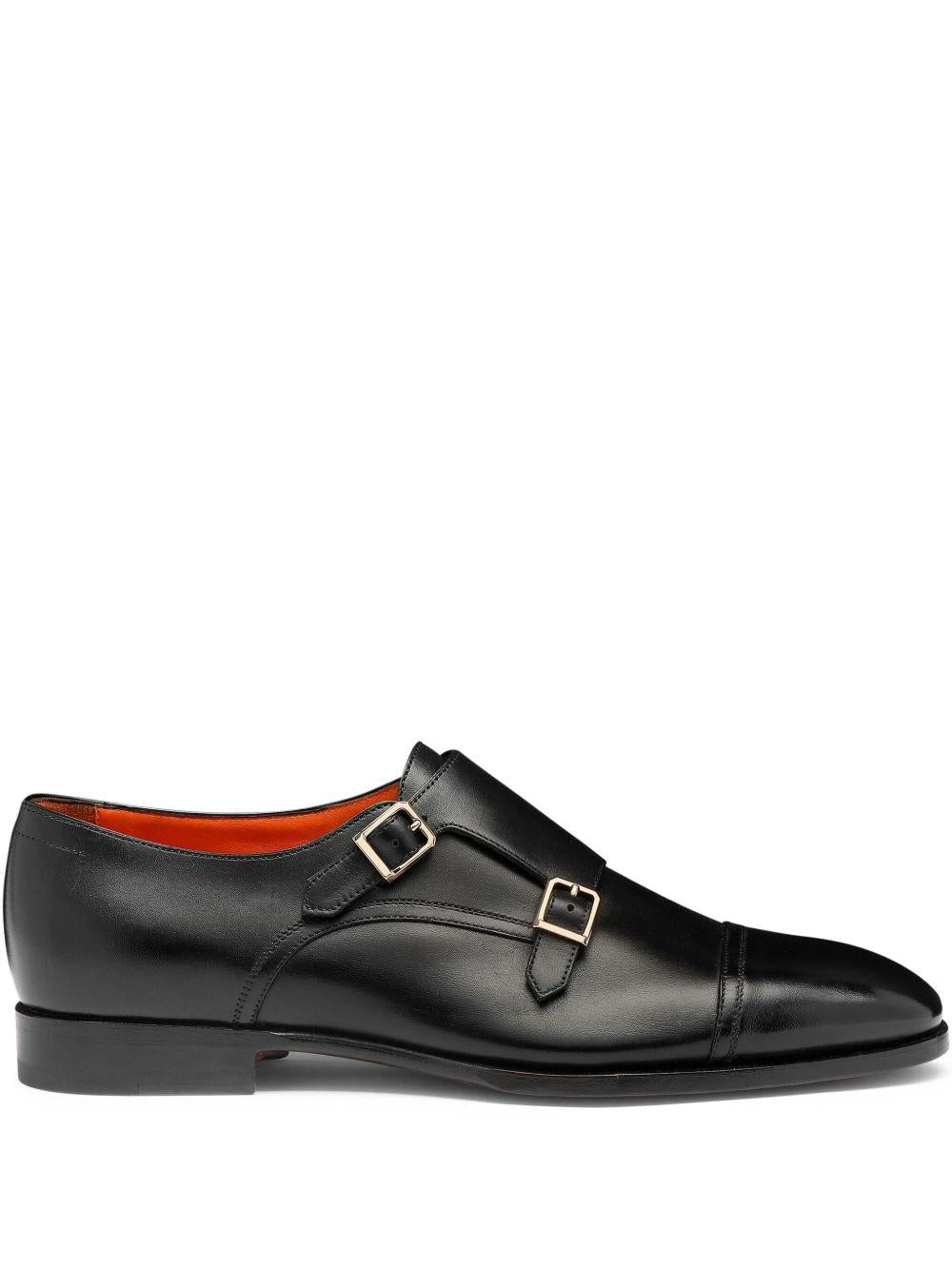 Mocassini doppia fibbia MCAD19027JC6BNTGN01 BLACK SANTONI 