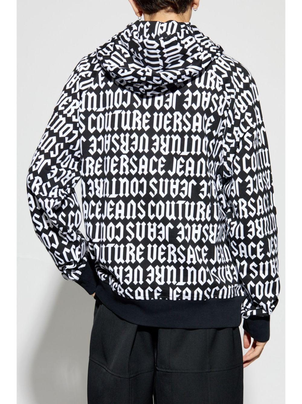  77GAI331FS157 L01 BLACK WHITE VERSACE JEANS COUTURE 