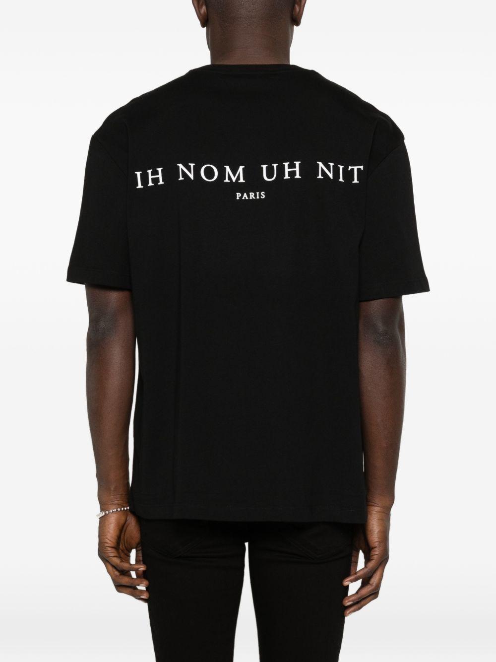 IH NOM UH NIT - T-shirt Mask Authentic Front NUS26286 009 BLACK IH NOM UH NIT 