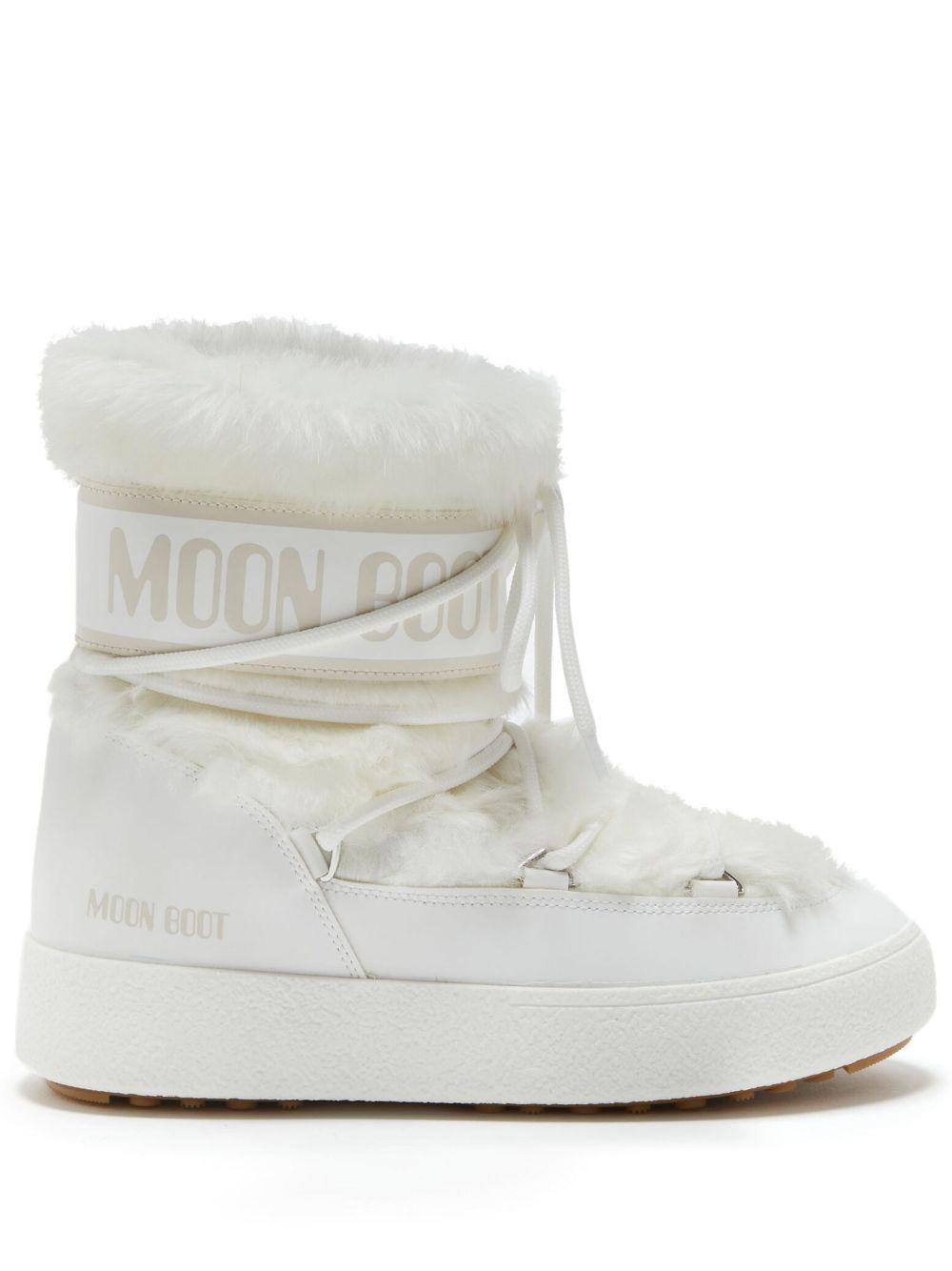 Ltrack Low Boots Faux Fur Bianco 80D2450130 A001 WHITE MOON BOOT 