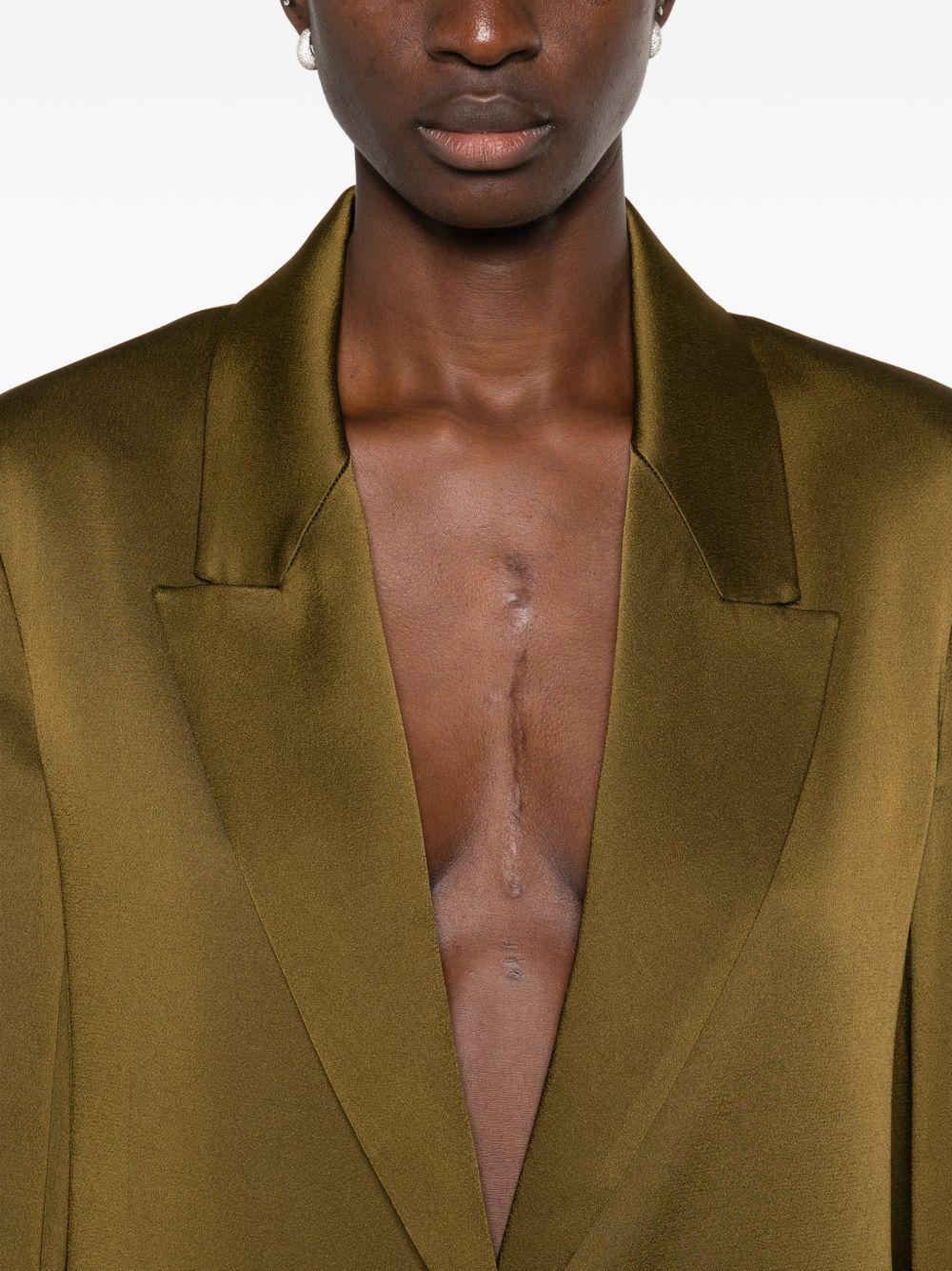 Completo In Enver Satin Crepe Lucido MSEALBINO 056 olio MAX MARA STUDIO 