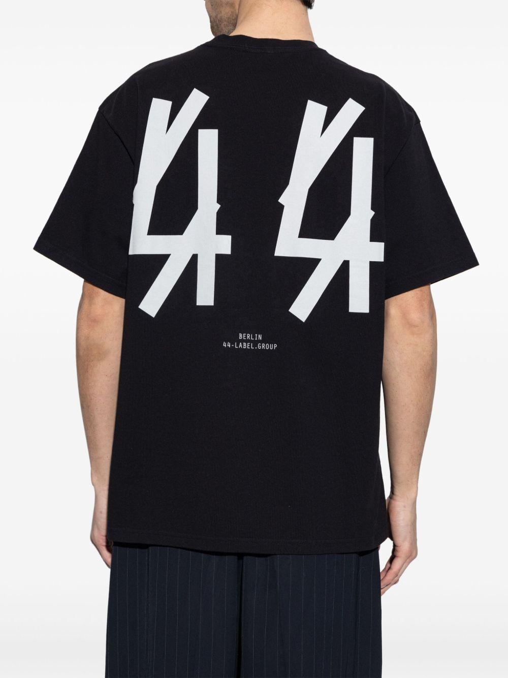 Classic Tee B0030556FA582 P396 BLACK SOLID WHITE 44 LABEL GROUP 