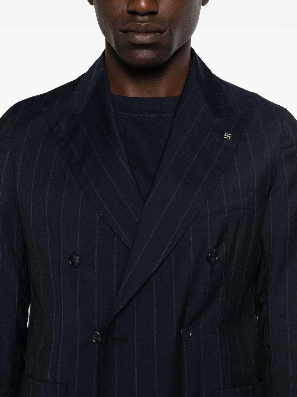 Abito doppiopetto gessato A-DARREL20K14PE120007R25E321 B277 TAGLIATORE 