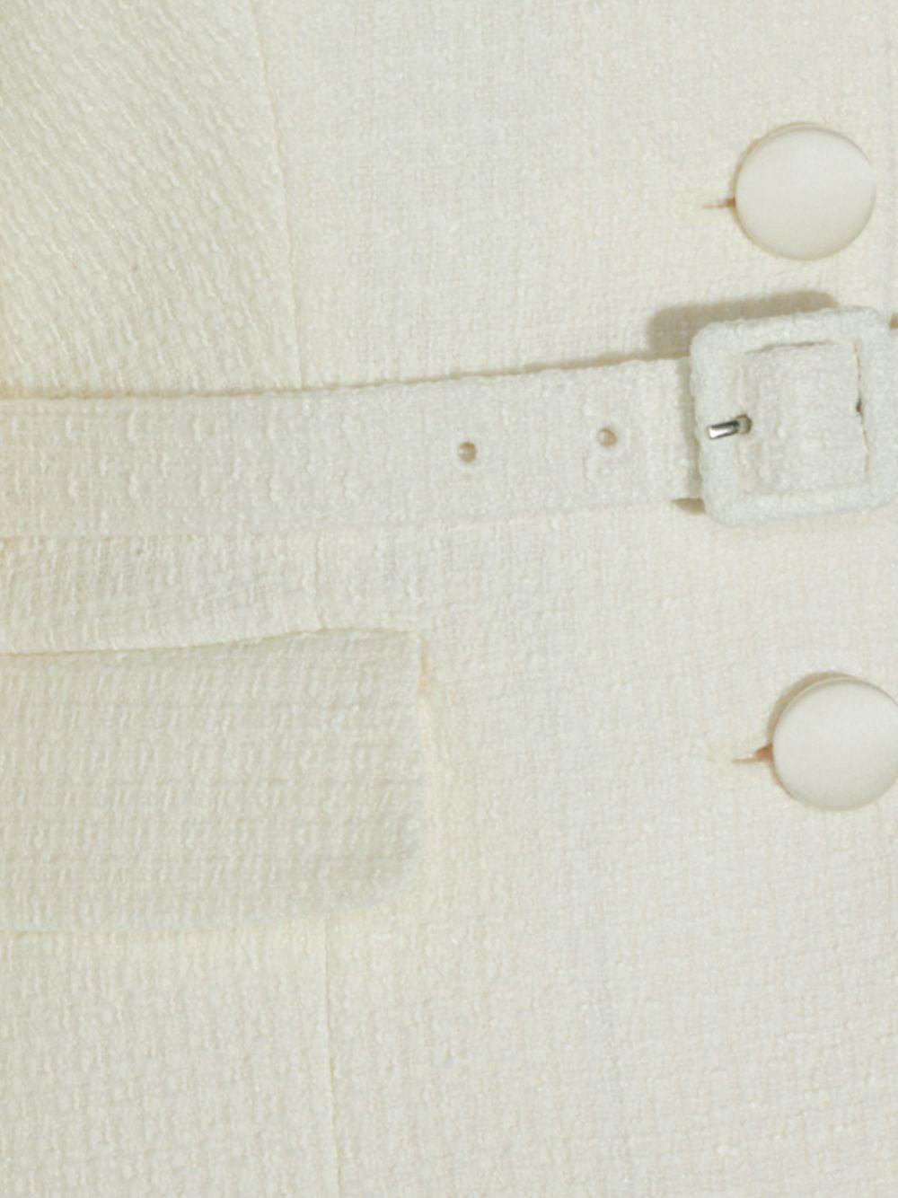 Abito midi in bouclé PF26144MC CREAM SELF-PORTRAIT 