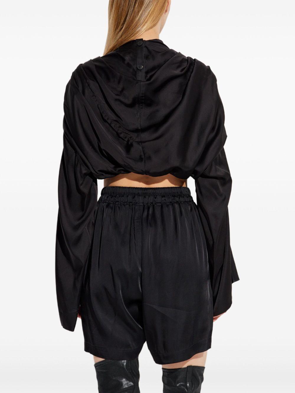 Claudette top RO01E7264SCH 09 BLACK RICK OWENS 