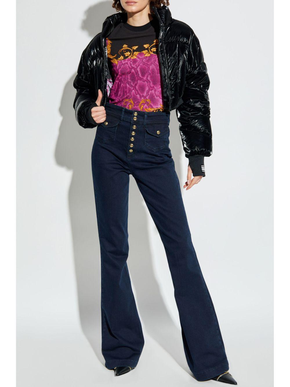  77HAH6P8JS425 R09 GOLD RASPBERRY VERSACE JEANS COUTURE 