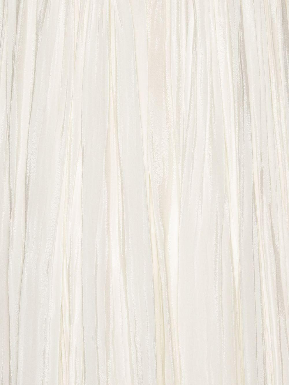 Pleated Midi Strap Dress 115735857 857 EGRET ROTATE 