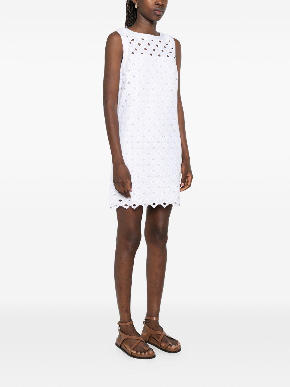 Abito In Macrame' BCHPESI 001 BIANCO OTTICO MAX MARA 