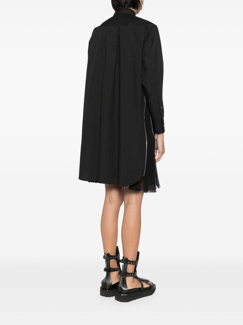  SCW225 001 BLACK SACAI 