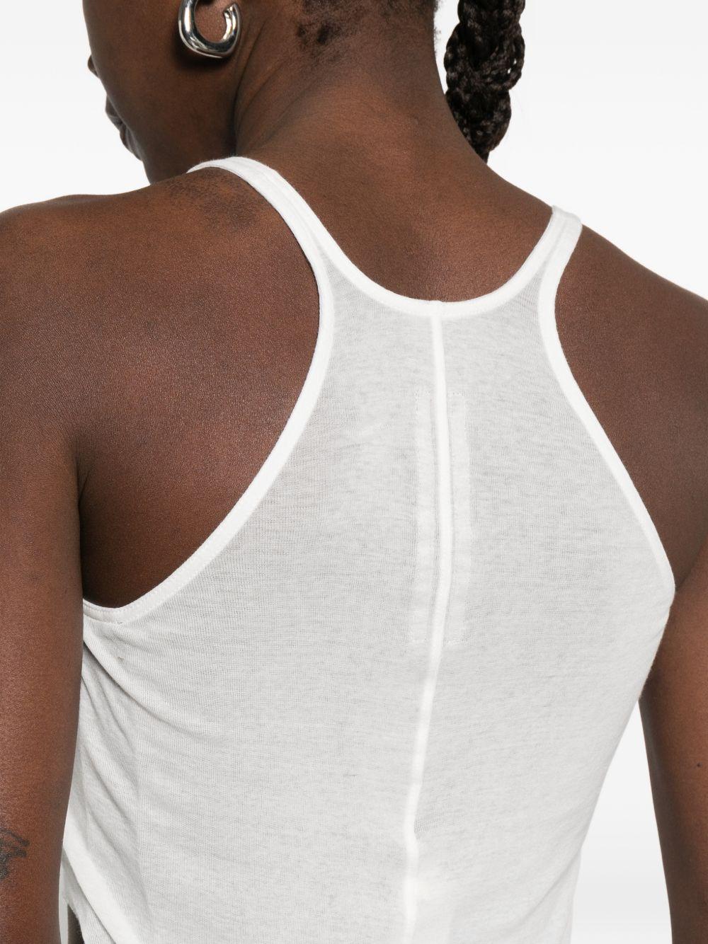 Basik Tank Cropped DS01F4100BH 51 MILK WASH RICK OWENS DRKSHDW 