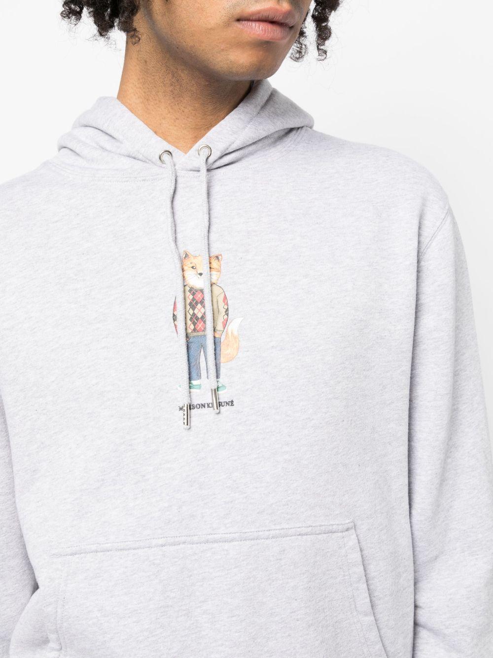  LM00304KM0001 H120 LIGHT GREY MELANGE MAISON KITSUNE 