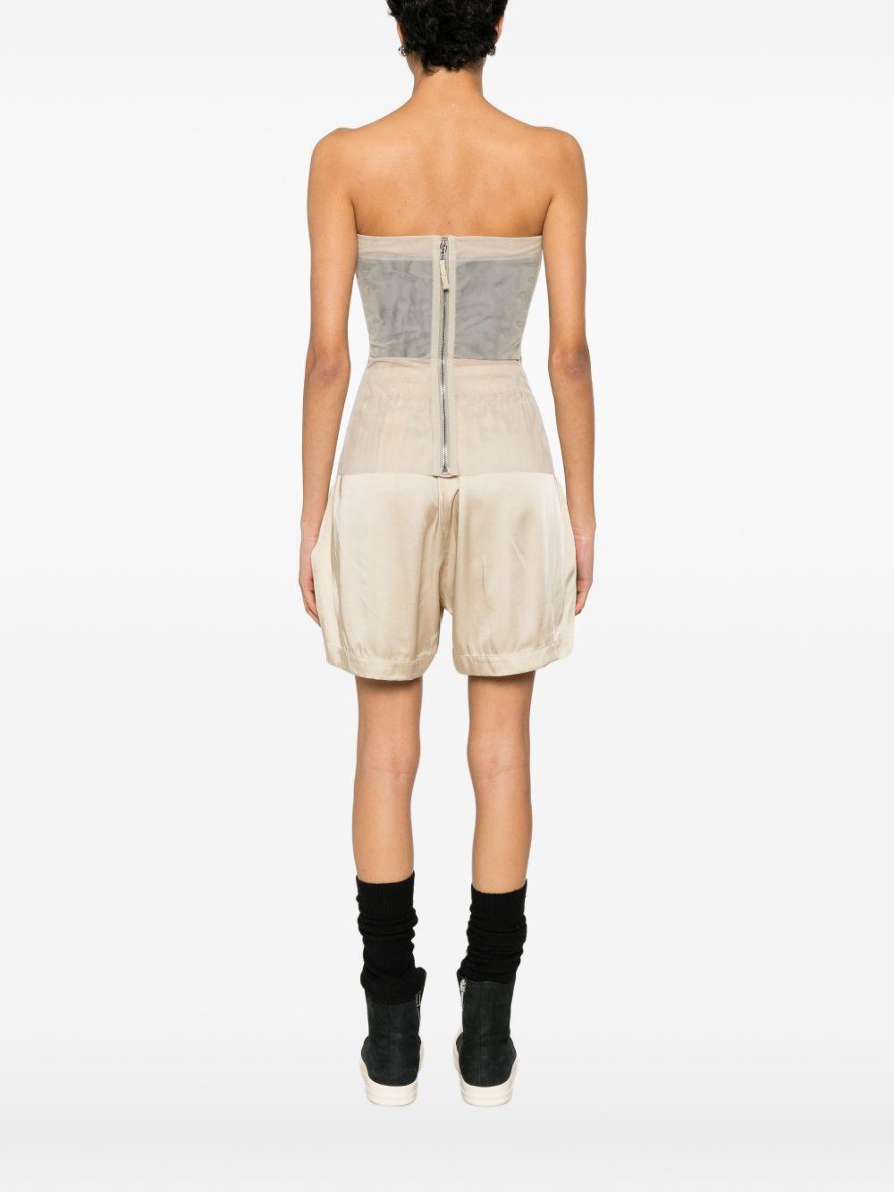 Top A Bustino da donna RO01F6127TU 138 SAND RICK OWENS 
