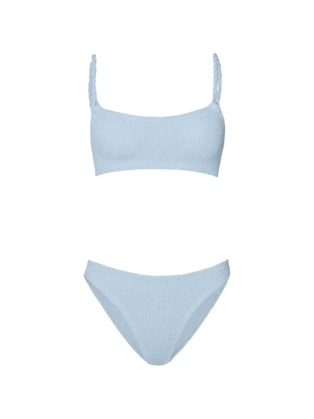 Phoebe Bikini BPHOEBECR METALLIC ICE BLUE HUNZA G 