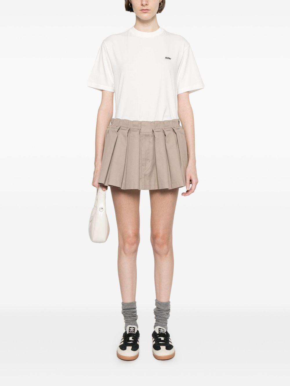 Logo T-shirt con ricamo TSPWA7CW WHITE AUTRY 