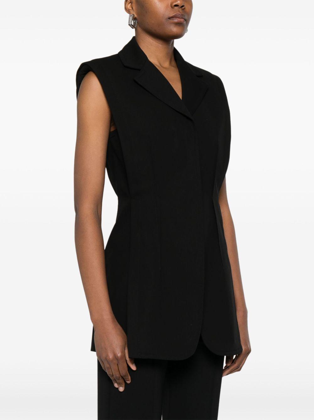 Tailored waistcoat OCAMM10456 003 NERO SPORTMAX 