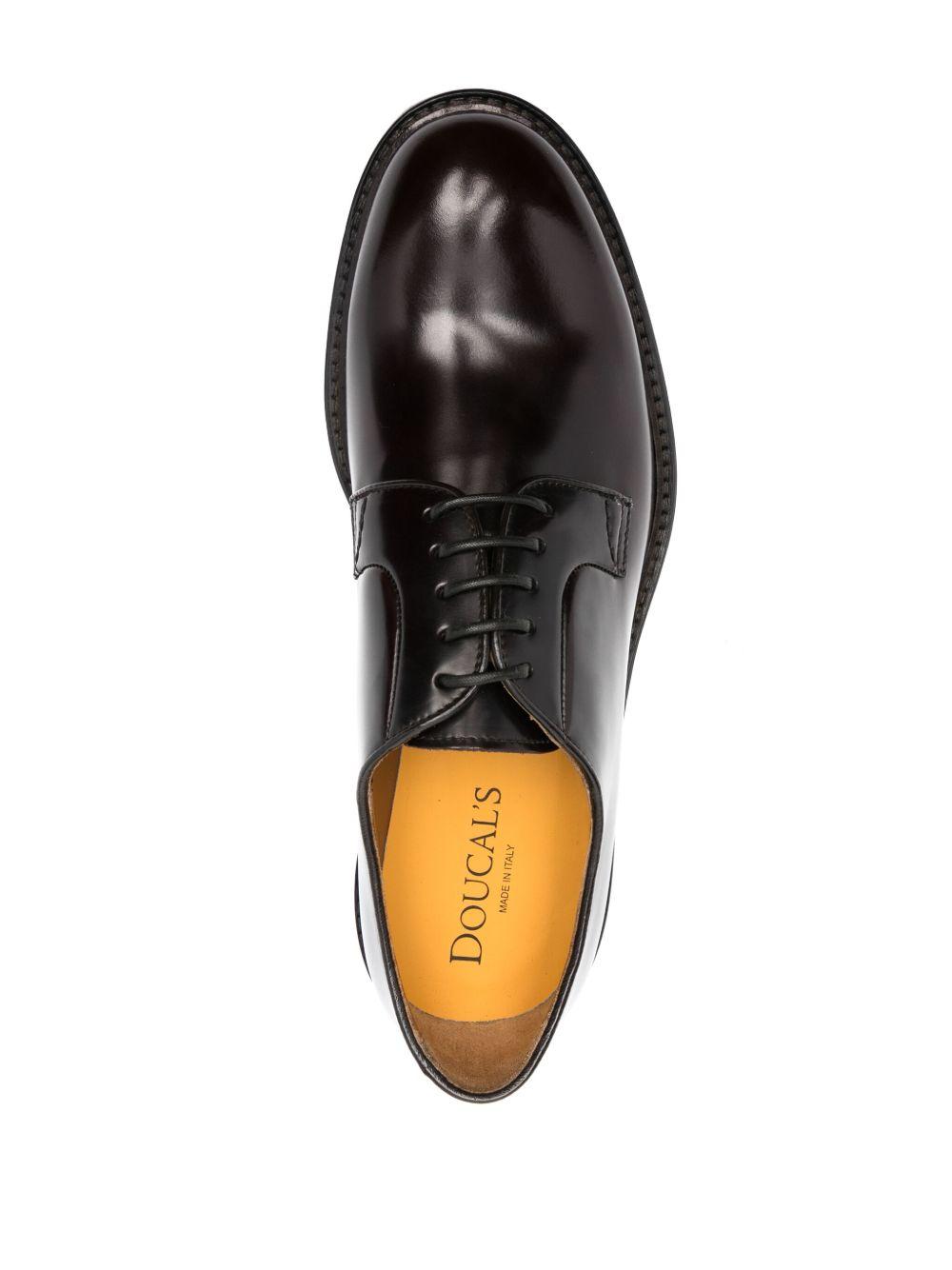 Stringata in pelle burgundy DU1385SIEWUF007TL01 BURGUNDY DOUCAL`S 