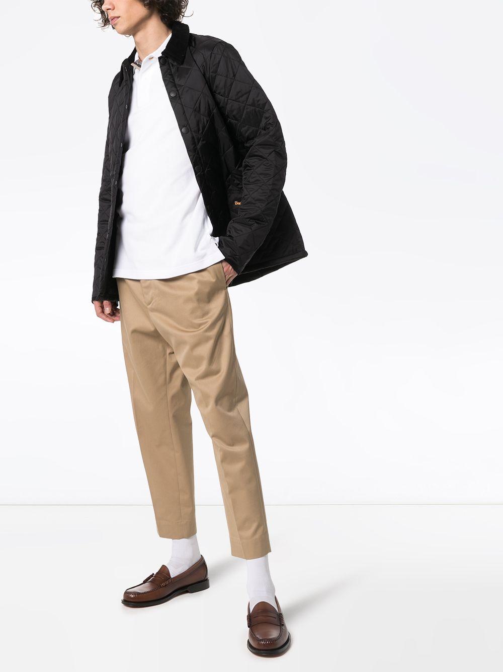 Polo in cotone MML0012 WH11 WHITE BARBOUR 