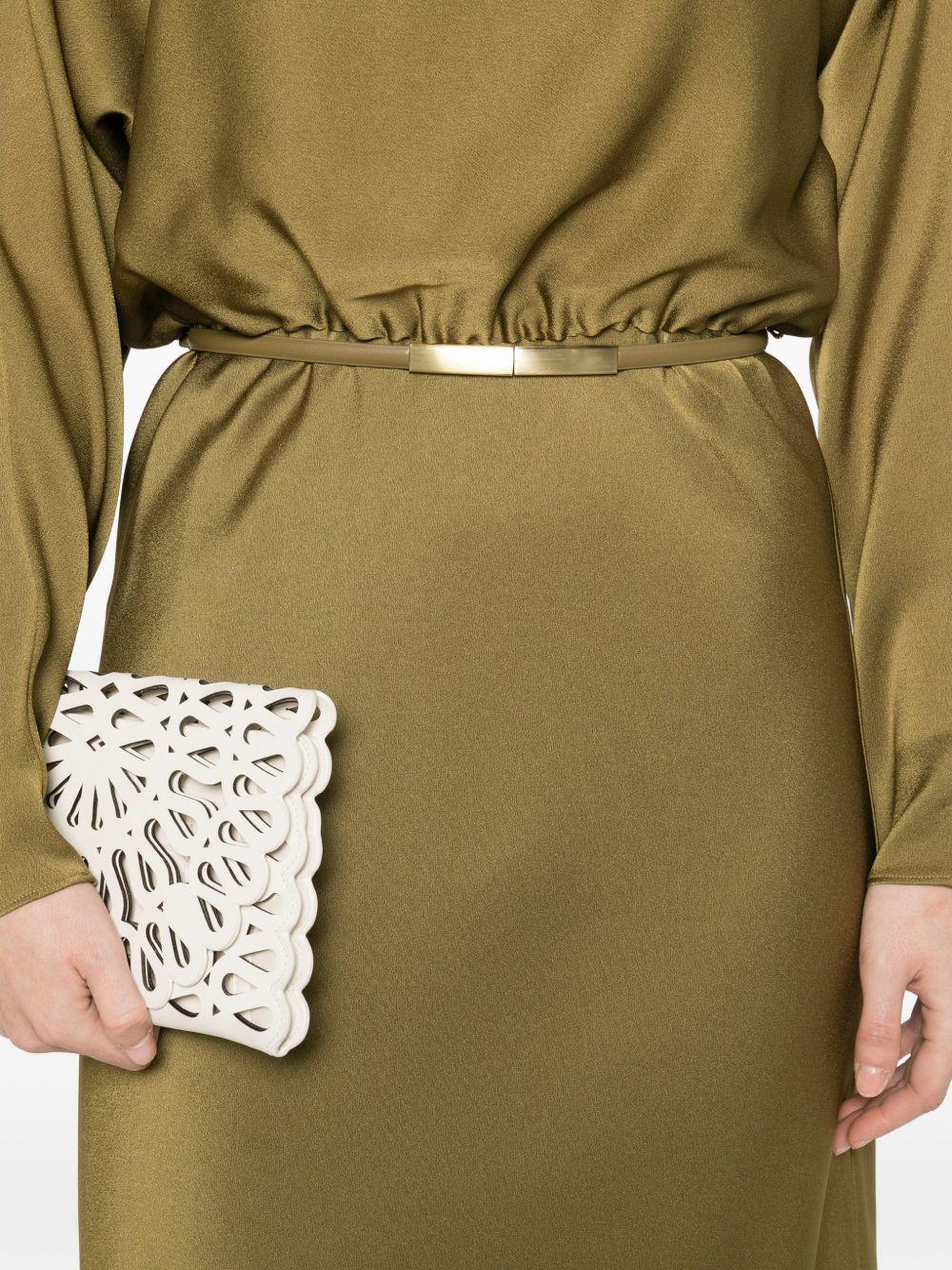 Abito In Satin Leggero PENTOLA 002 OLIO MAX MARA STUDIO 