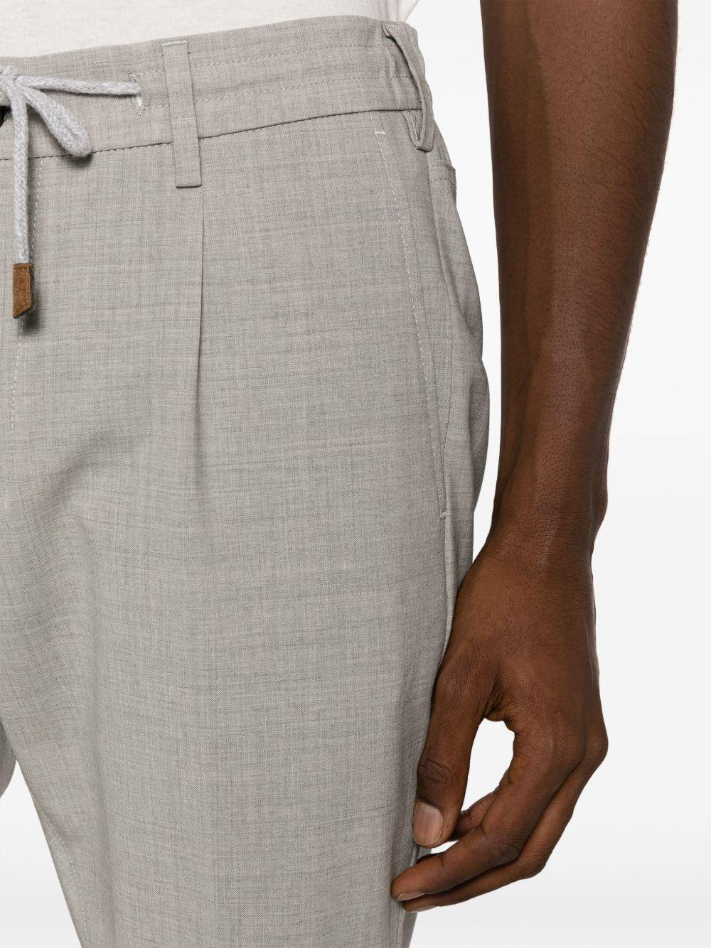 Pantalone jogger in lana X75PANB21TES0A053 06 GRIGIO ELEVENTY 