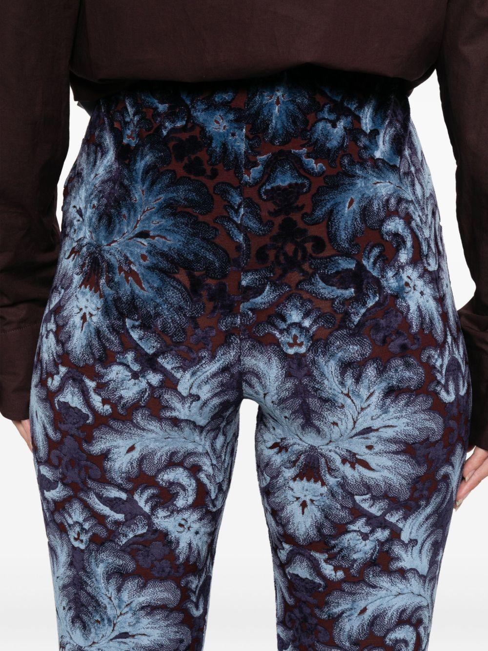 Pantaloni Flare in Jersey e Ciniglia Jacquard WREA002699JJD10 S9883 ETRO 