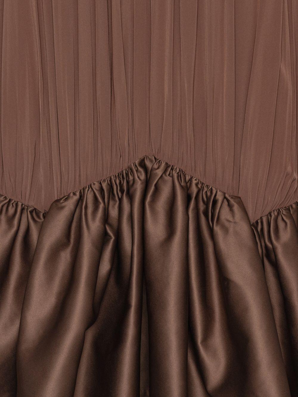 Gathered Mini Dress 1156092037 2037 POTTING SOIL ROTATE 