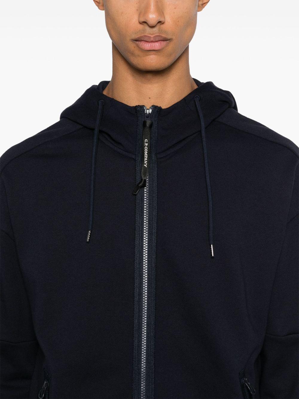 Diagonal Raised Fleece Goggle Hooded Sweatshirt 18CMSS028A005086W 888 TOTAL ECLIPSE CP COMPANY 