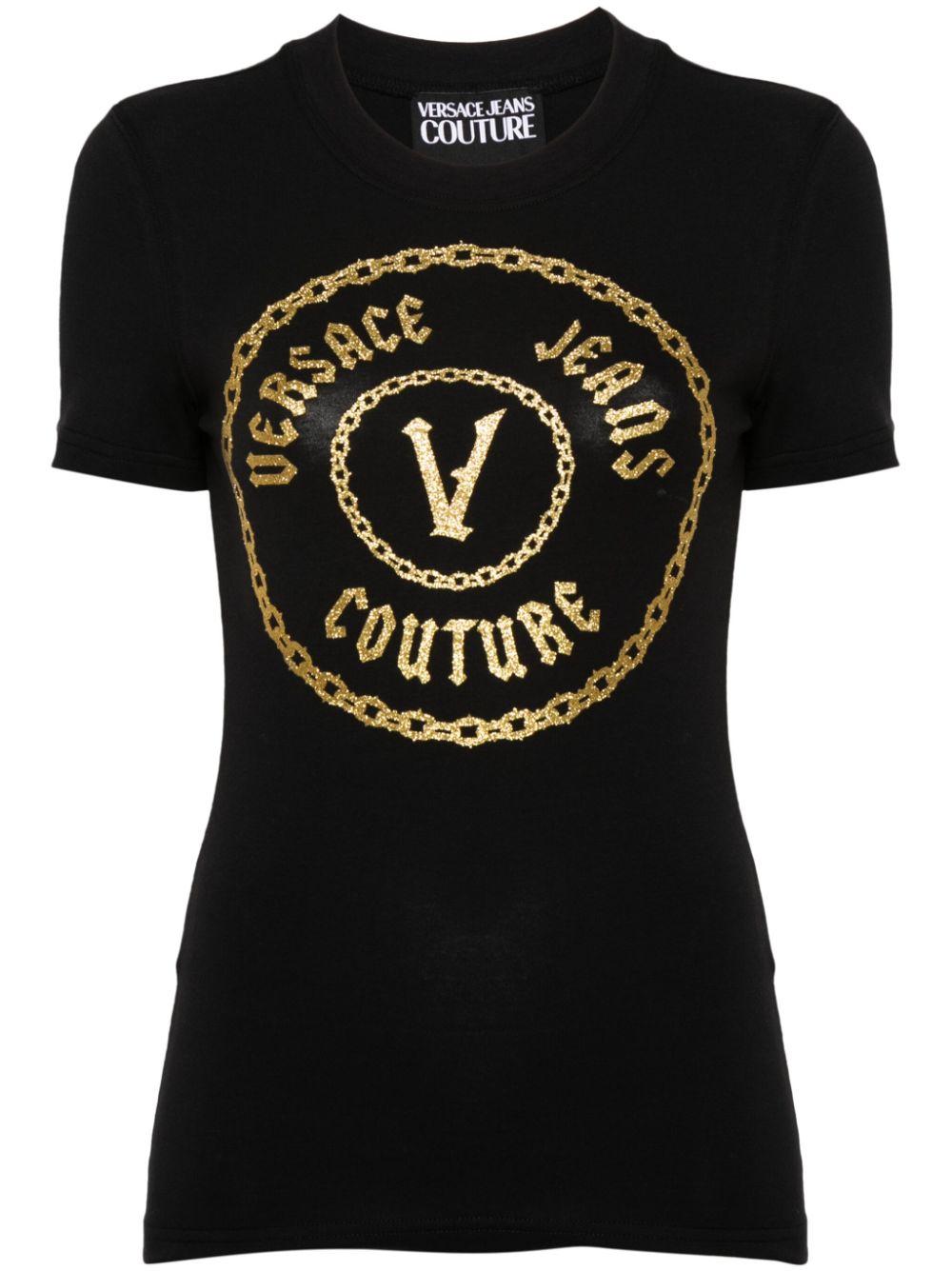  77HAHT02CJ03T G89 BLACK GOLD VERSACE JEANS COUTURE 