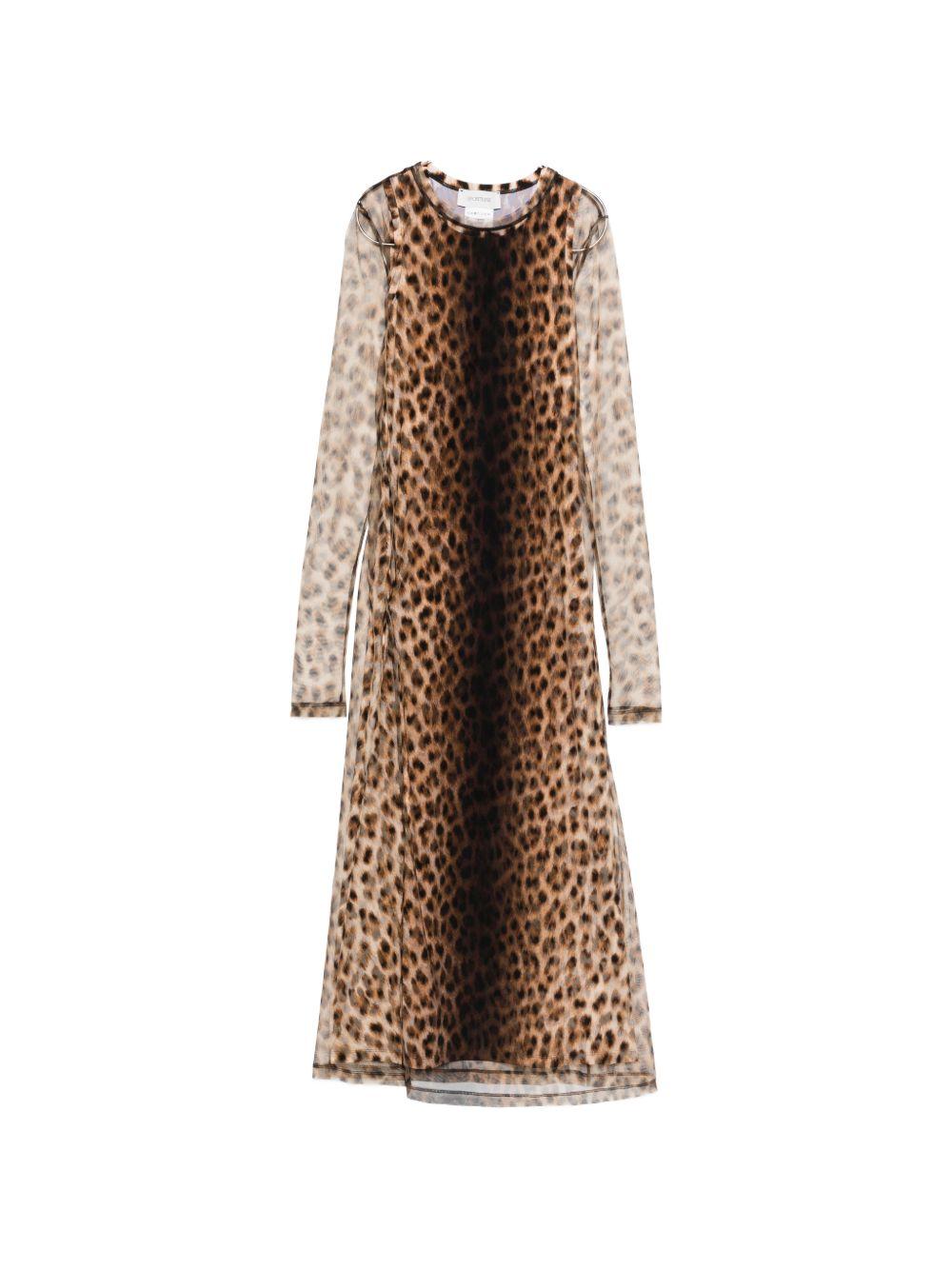 Abito In Tulle Stampato SPXESORDIOMM13279 001 ANIMALIER SPORTMAX 