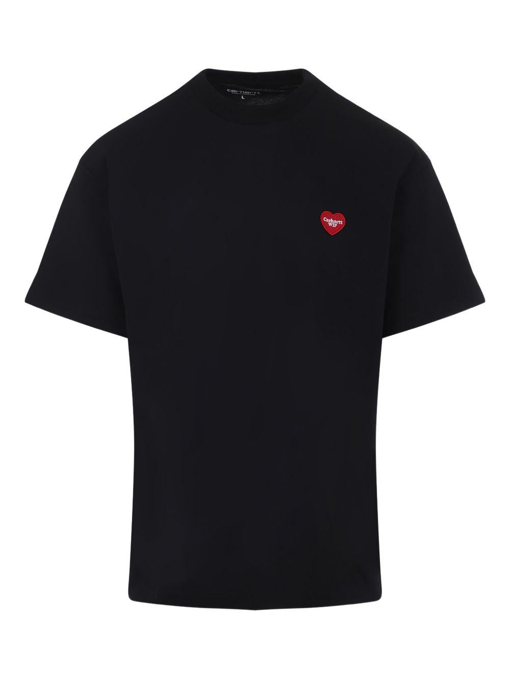 S/S Heart II Hartt T-Shirt I035203 89XX BLACK CARHARTT WIP 