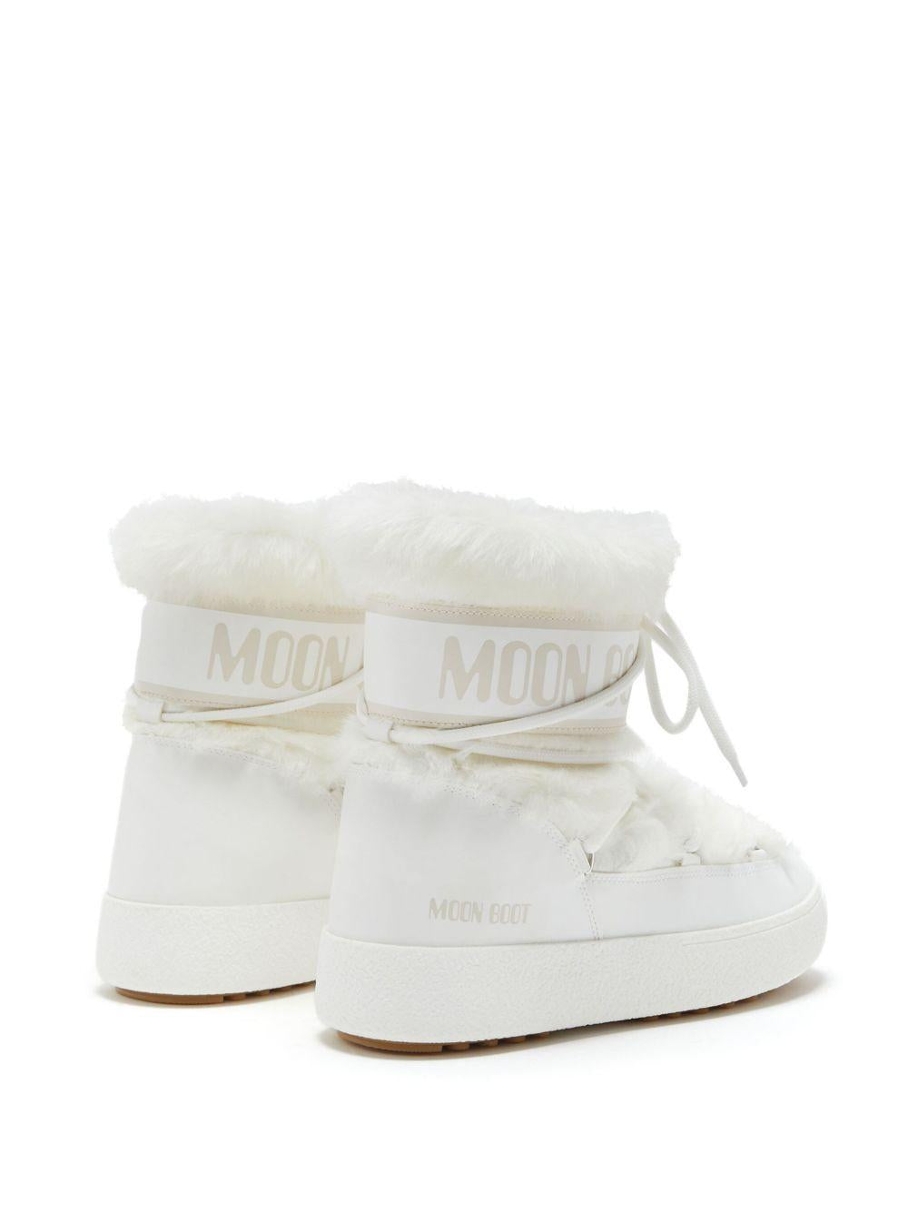 Ltrack Low Boots Faux Fur Bianco 80D2450130 A001 WHITE MOON BOOT 