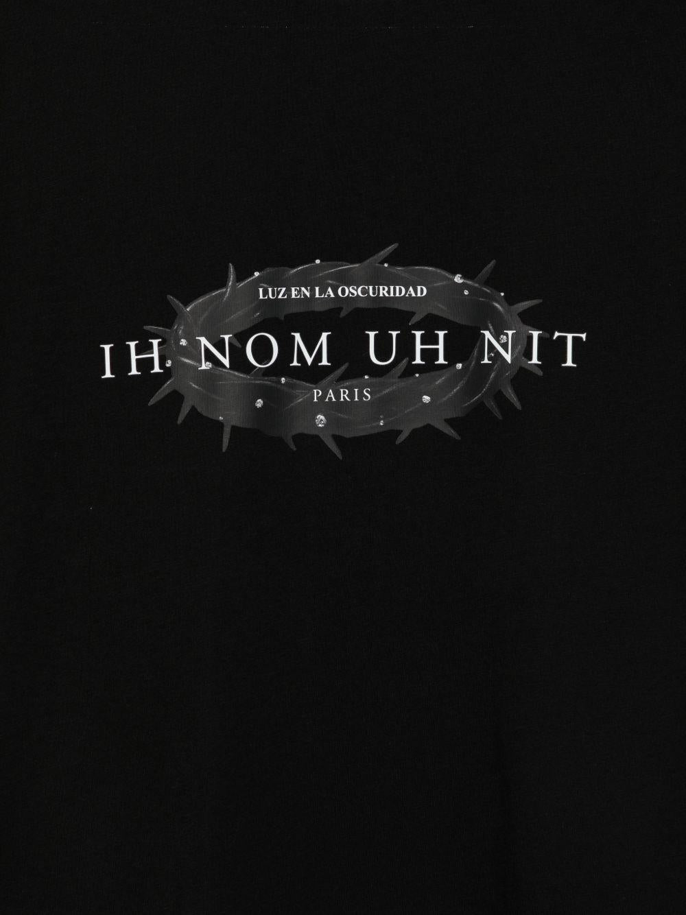 IH NOM UH NIT - T-shirt Luz Print NUS26203 003 BLACK IH NOM UH NIT 