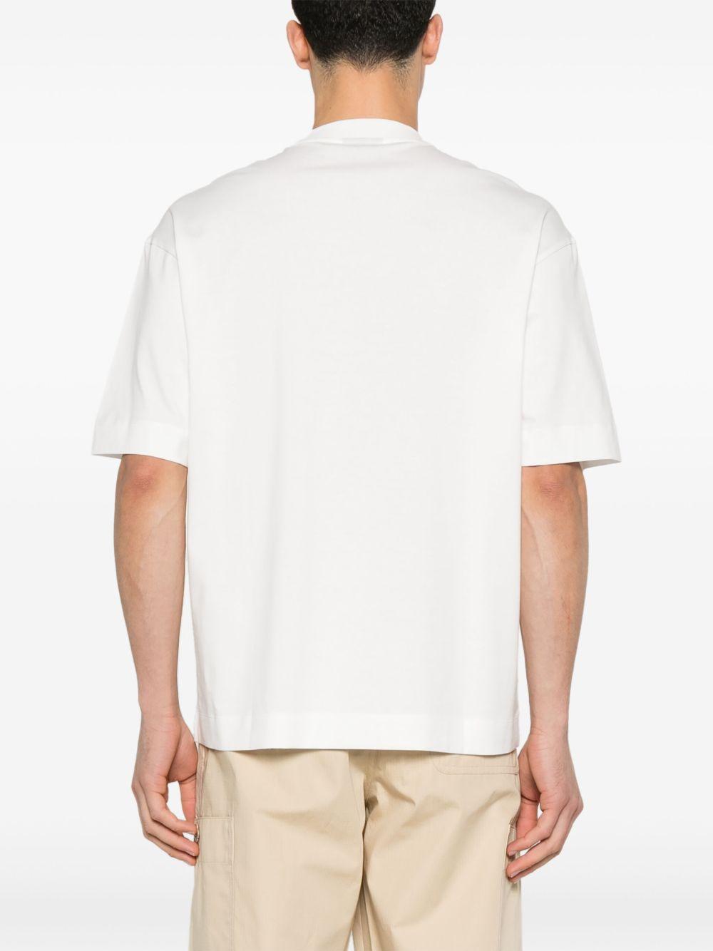 T-shirt con ricamo EM001026AF13669 M0120 EMPORIO ARMANI 