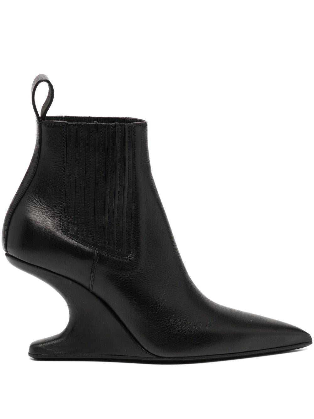 Concordians Runway Ankle Sharp Boots RO02E4879LOOEC 09 BLACK RICK OWENS 